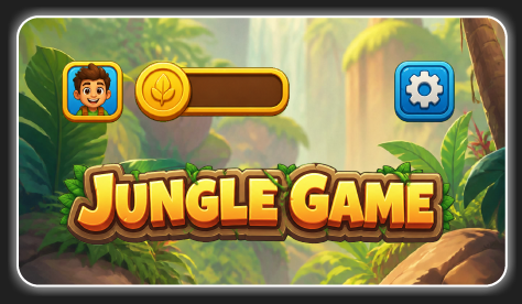 Finished Jungle Game UI
